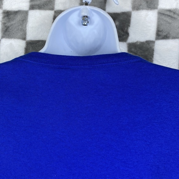 Cubs blue long sleeve t-shirt "we ain't scared of no goat" L Large, #44 #49 #17 - Picture 6 of 6